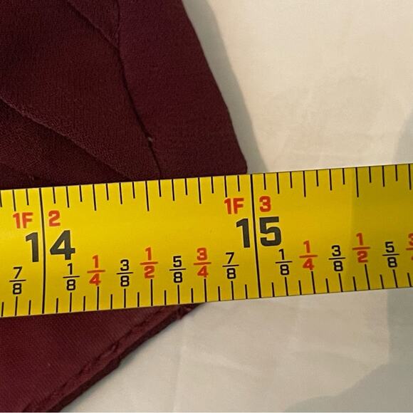 Bill Levkoff Burgundy Sheer Burgundy BalletCore Party Event NWOT Size 0 - Picture 9 of 11